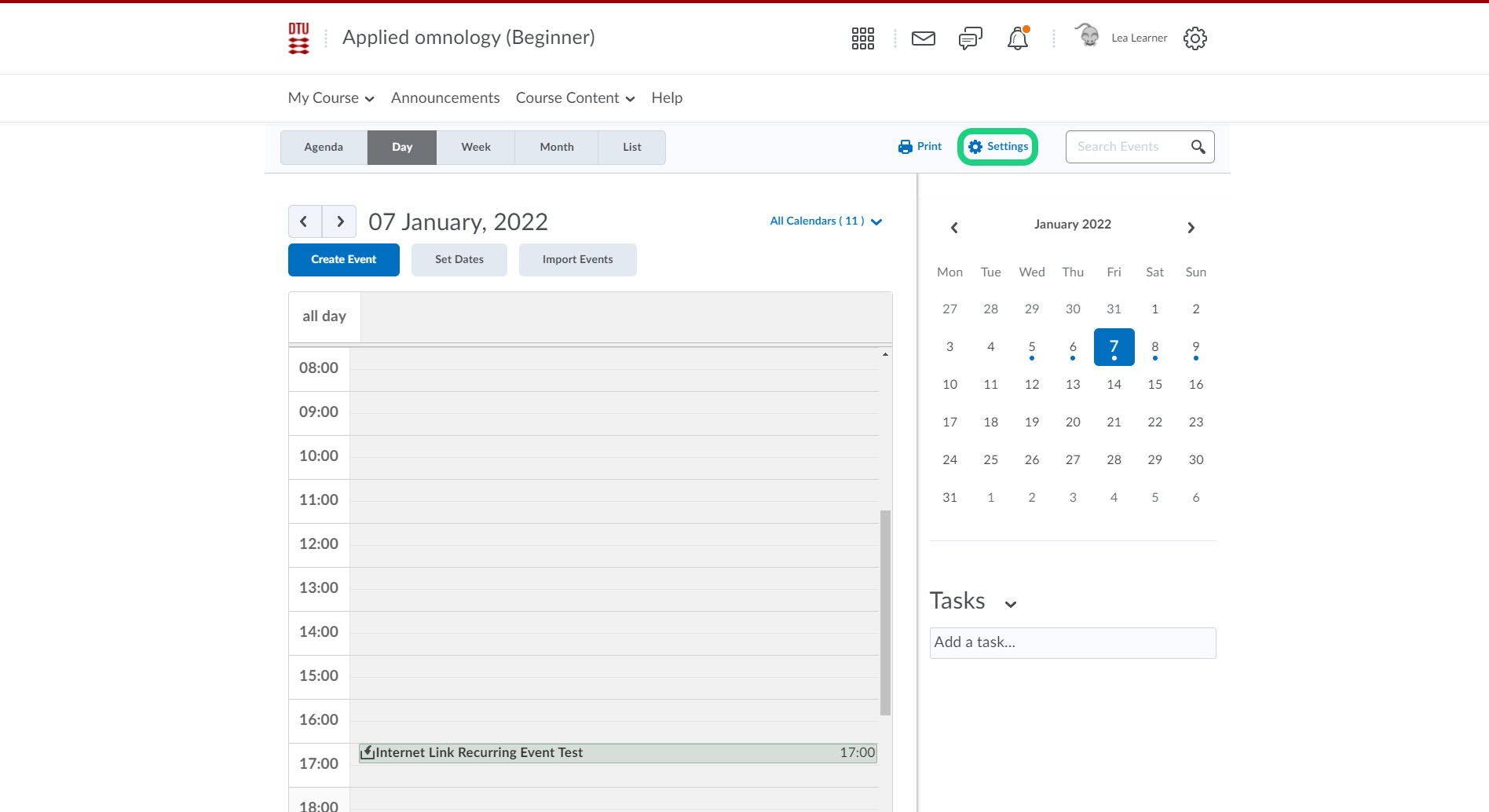 DTU Learn Support Subscribe To Calendar DTU Learn Support Subscribe To Calendar